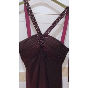 Purple gradient dress